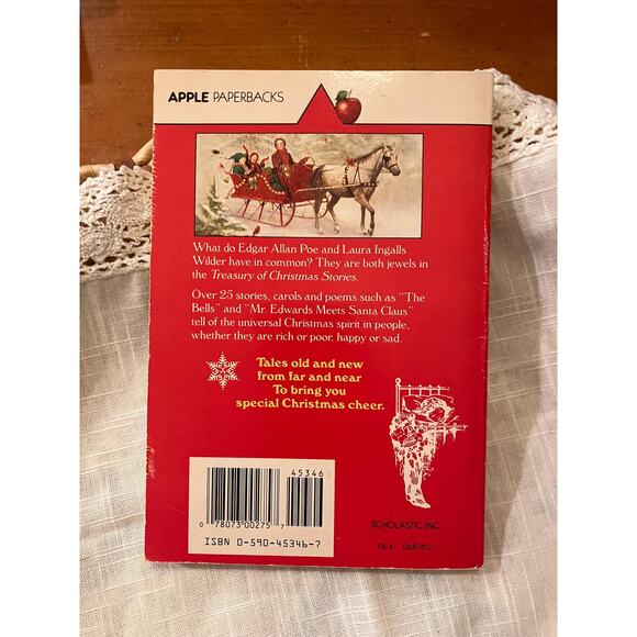 1991 Treasury of Christmas Stories Paperback by Ann McGovern, Scholastic Apple - Picture 5 of 5